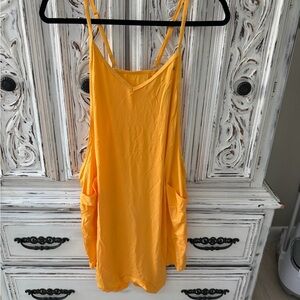 Salty Honey Yellow Swim Coverup Romper
